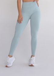 Calça Legging Seamless Sem Costura Azul Candy