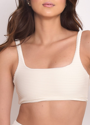 Top Maitê texturizado Off White