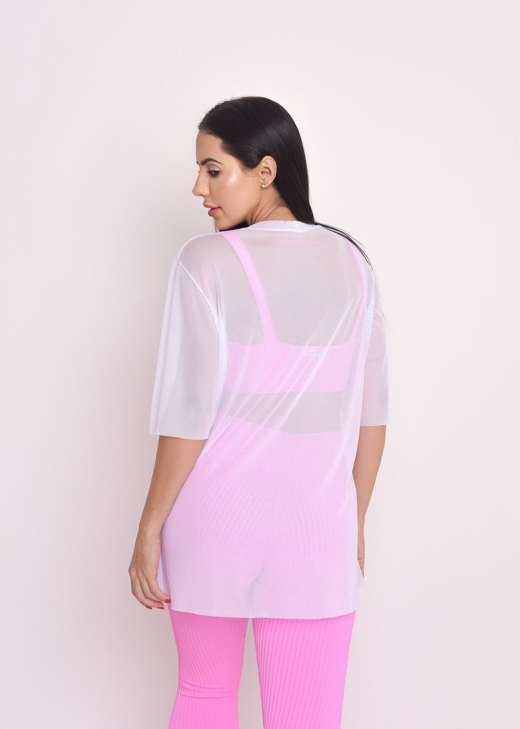 Blusa de Tule Nina Branco