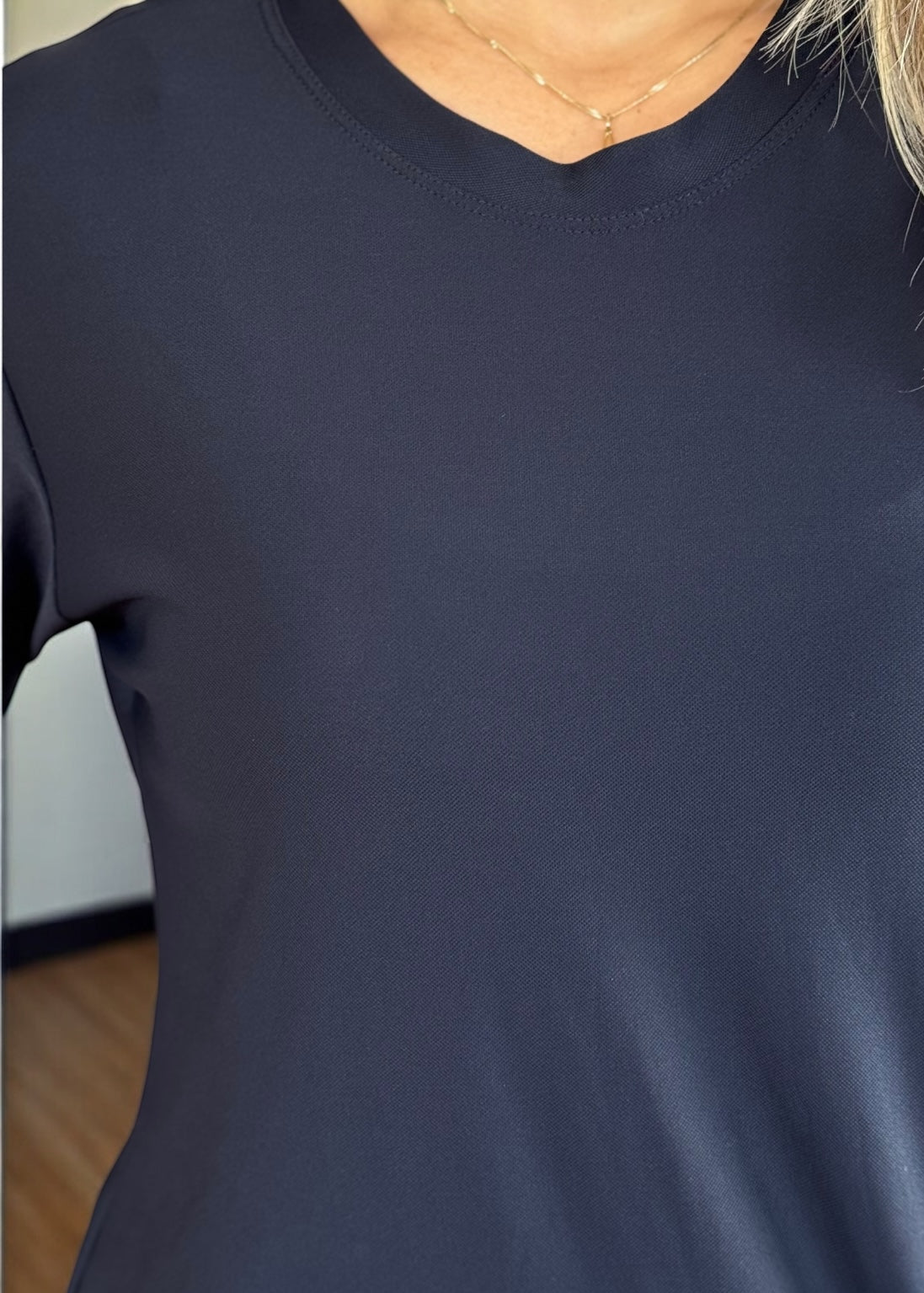 Blusa Piquet Lia Preta