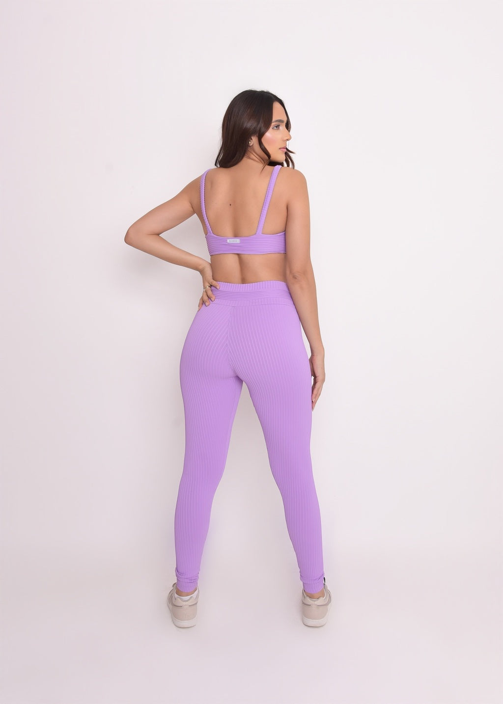 Calça Maitê texturizado Lavanda