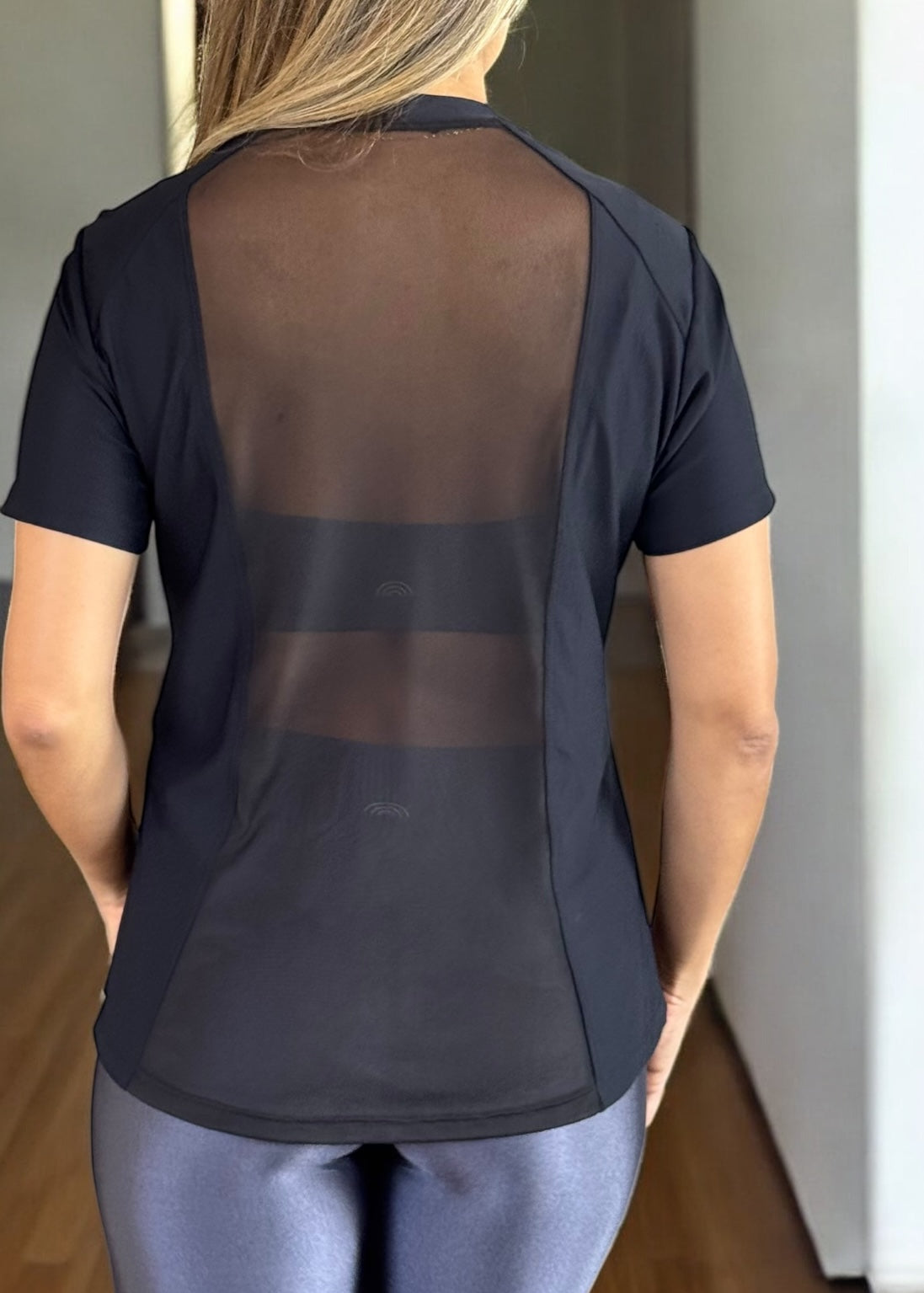 Blusa Piquet Lia Preta