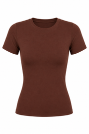 Baby Tee Basic Marrom