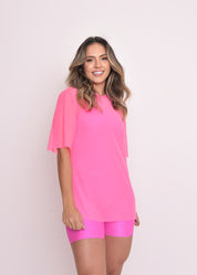 Blusa de Tule Nina Pink