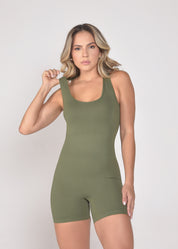 Macaquinho Seamless Sem Costura Matcha