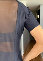 Blusa Piquet Lia Preta