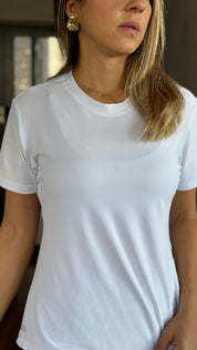 Blusa Piquet Lia Branca