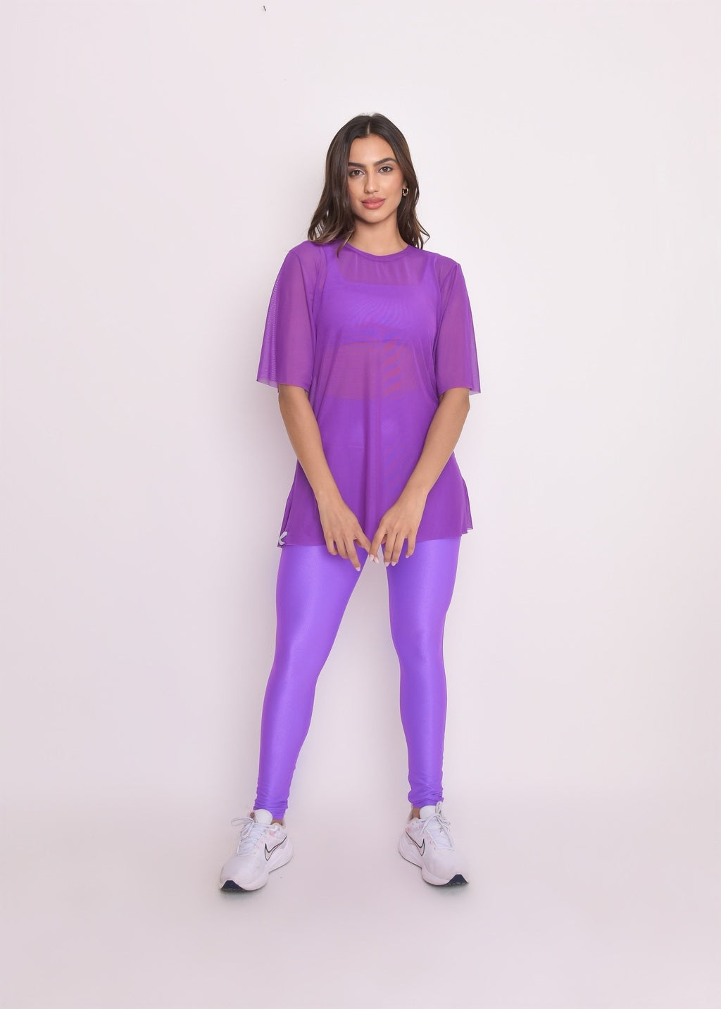 Blusa de Tule Nina Uva