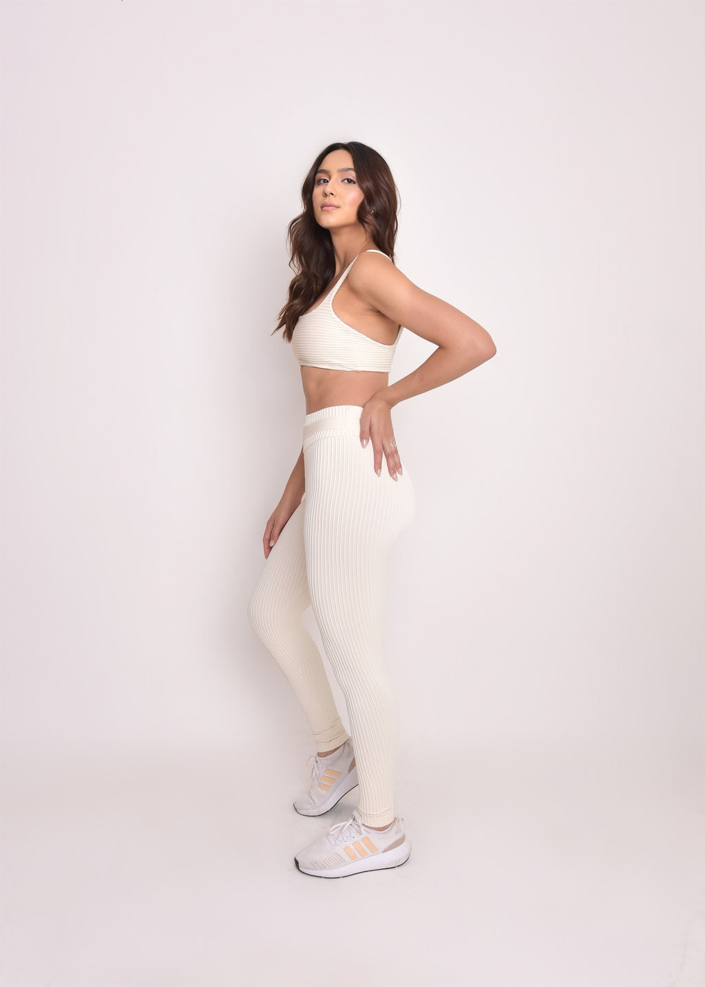 Calça Maitê texturizado off white