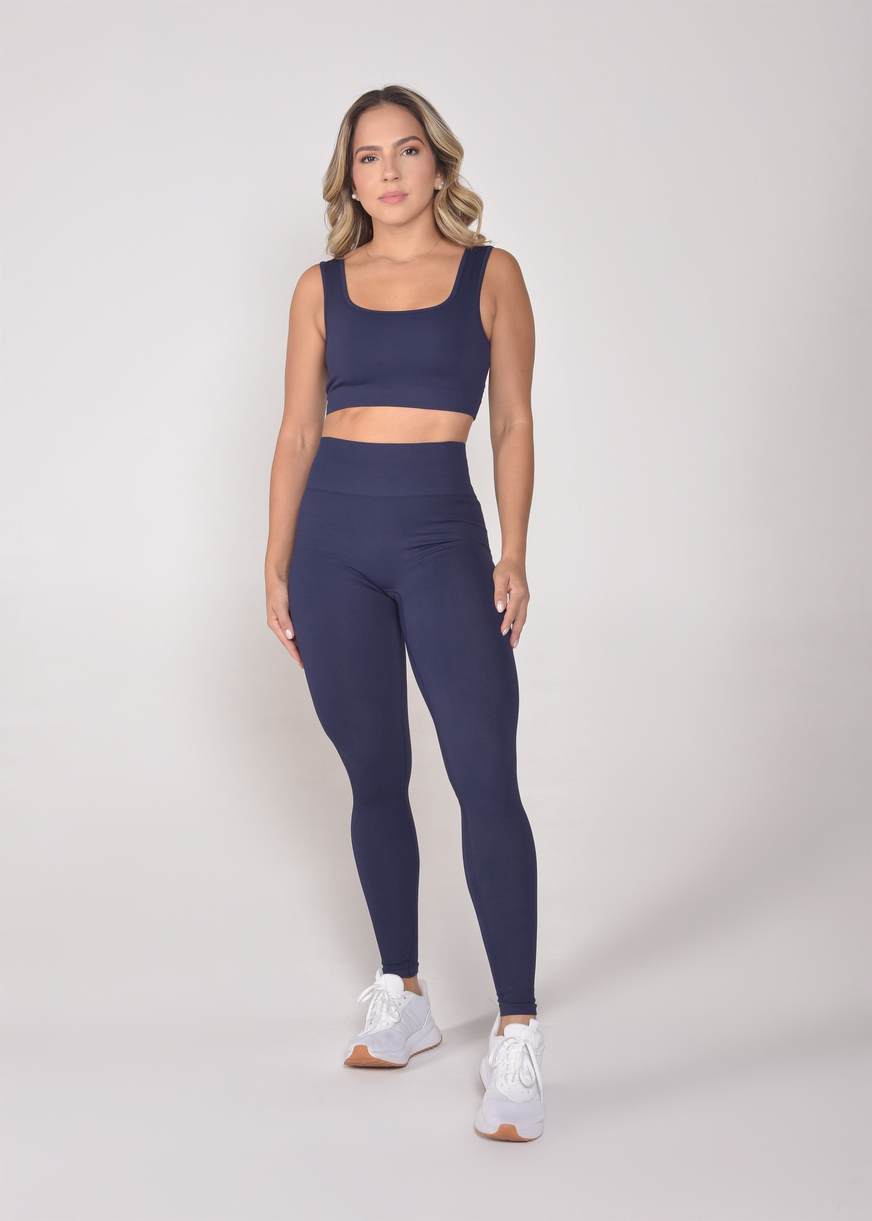 Top Seamless Sem Costura Marine