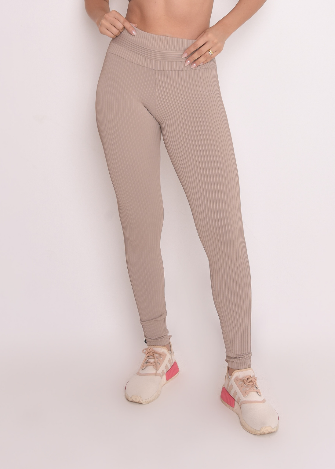 Calça Maitê texturizado Nude