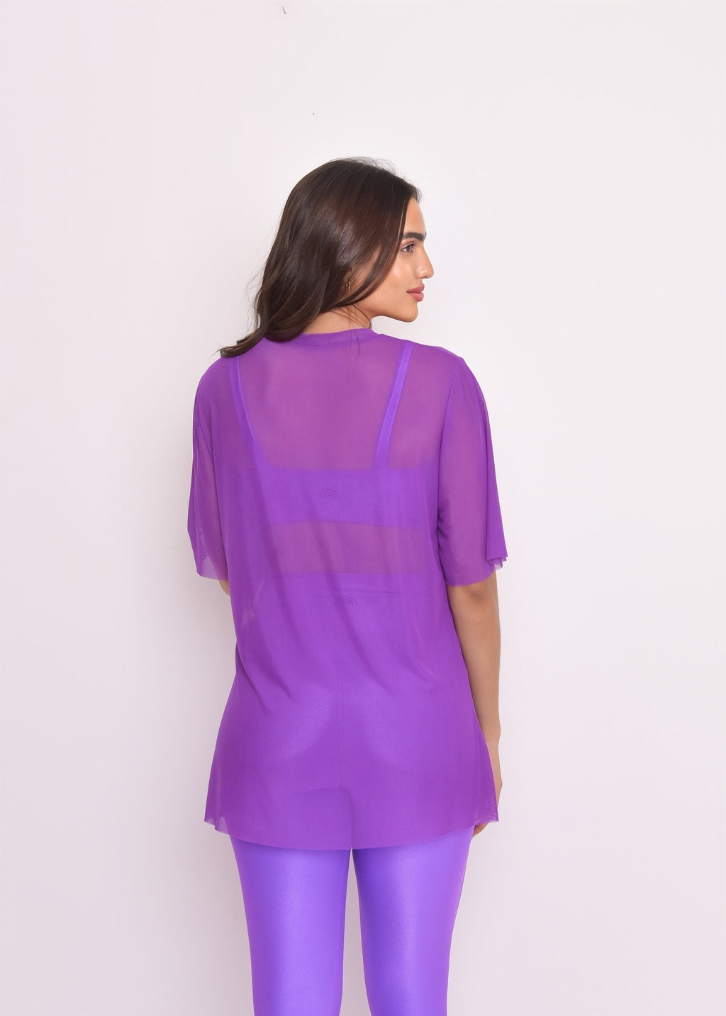Blusa de Tule Nina Uva