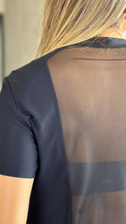 Blusa Piquet Lia Preta