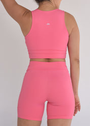 Bermuda Running 4 bolsos Rosa