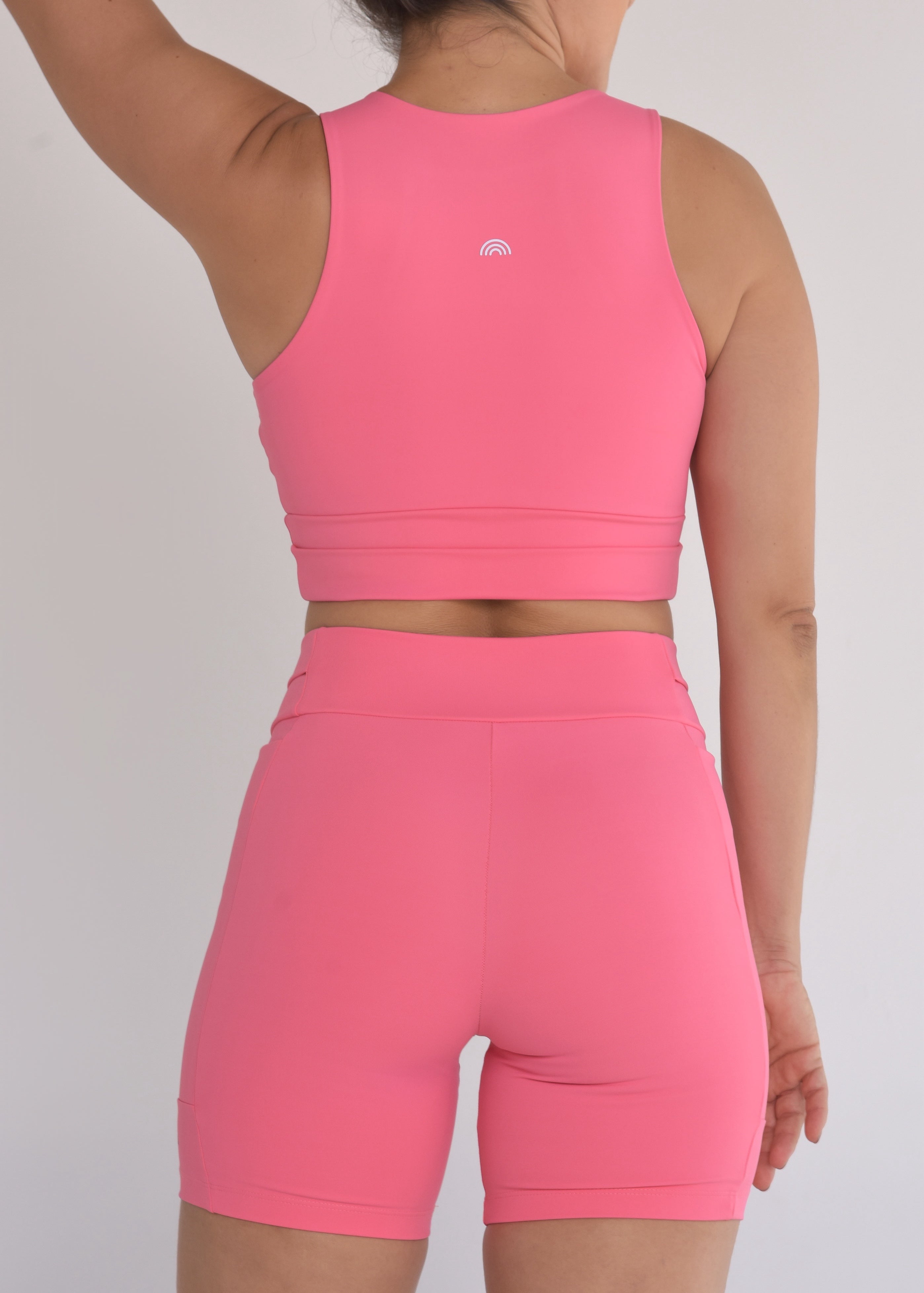 Bermuda Running 4 bolsos Rosa