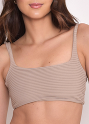 Top Maitê Texturizado Nude