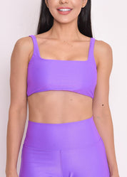 Top Fitness Microcanelado Lily Uva