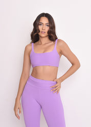 Calça Maitê texturizado Lavanda