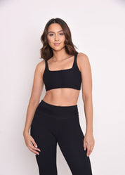 Top Maitê texturizado Preto