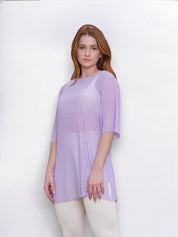 Blusa de Tule Nina Lavanda