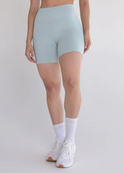 Shorts Seamless Sem Costura Azul Candy