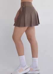 Short-Saia Match Castanho