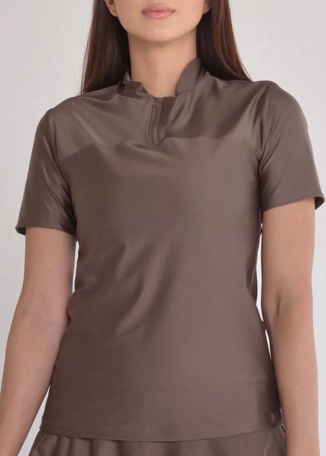 Blusa Match Castanho