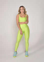 Top Fitness Microcanelado Lily Cítrus