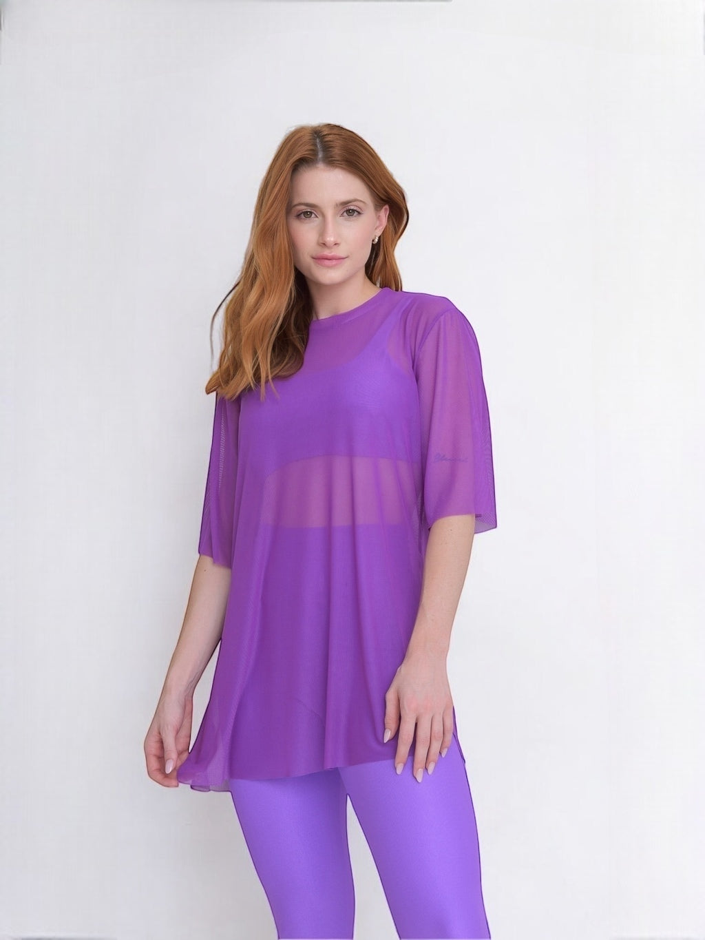 Blusa de Tule Nina Uva