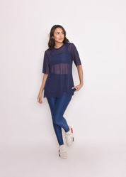Blusa de Tule Nina Marinho