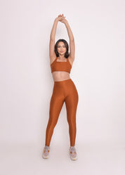 Top Fitness Microcanelado Lily Conhaque