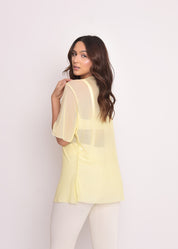 Blusa de Tule Nina Amarelo candy