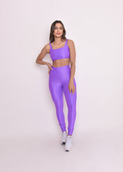 Top Fitness Microcanelado Lily Uva