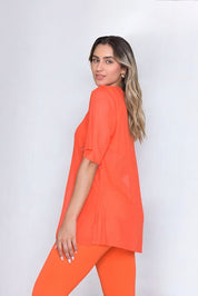 Calça Legging Liz Tangerina