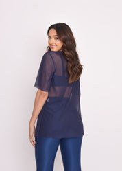 Blusa de Tule Nina Marinho