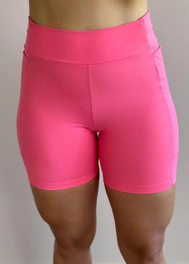 Bermuda Running 4 bolsos Rosa