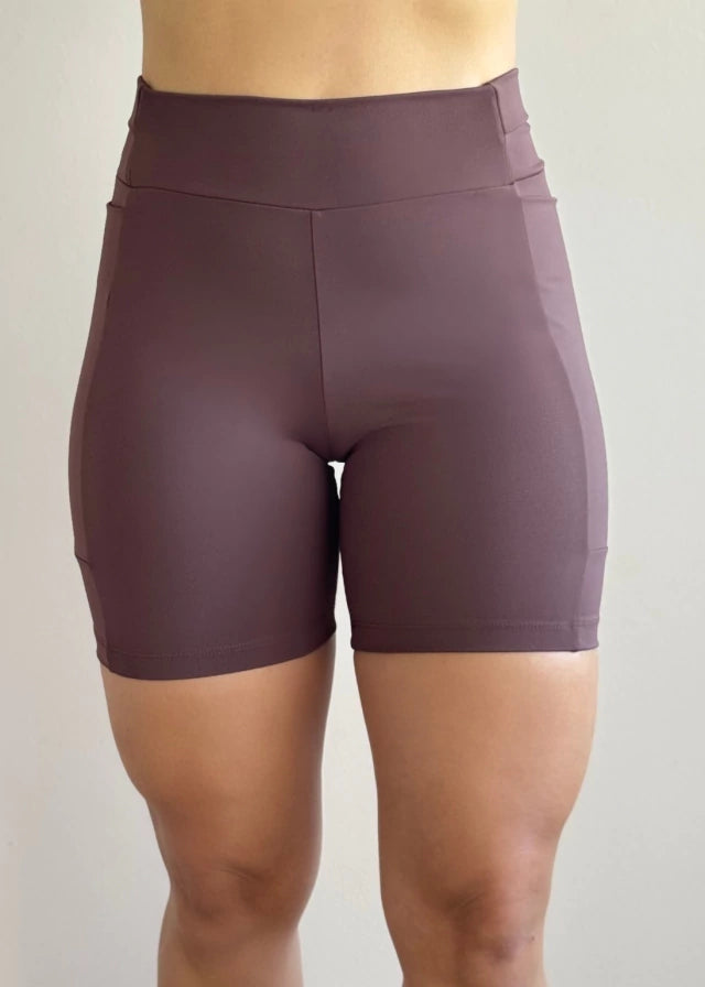 Bermuda Running 4 bolsos Marrom