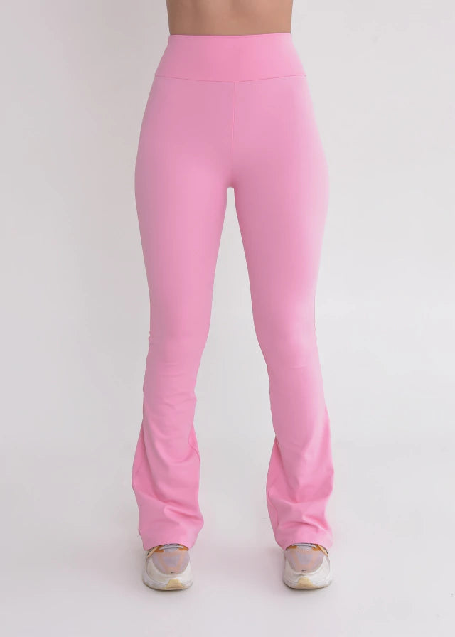 Calça Flare Adaptive Rosa Bubblegum