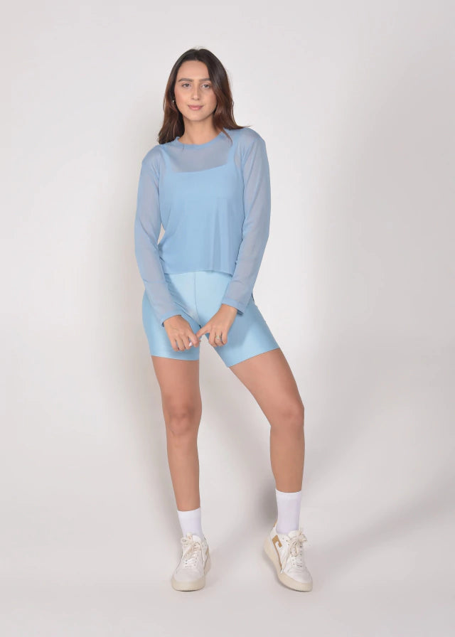 Tapa bumbum Tule Olívia Azul candy