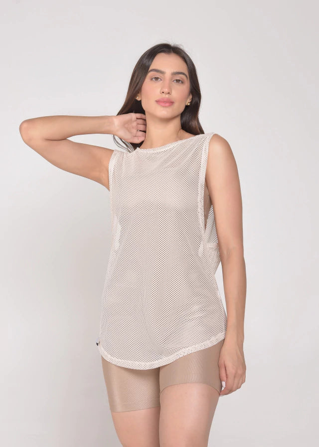 Regatão Emma Tela Spot Off White