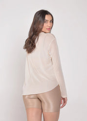 Tapa bumbum Tule Olívia Creme