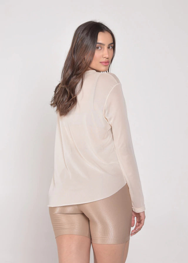 Tapa bumbum Tule Olívia Creme