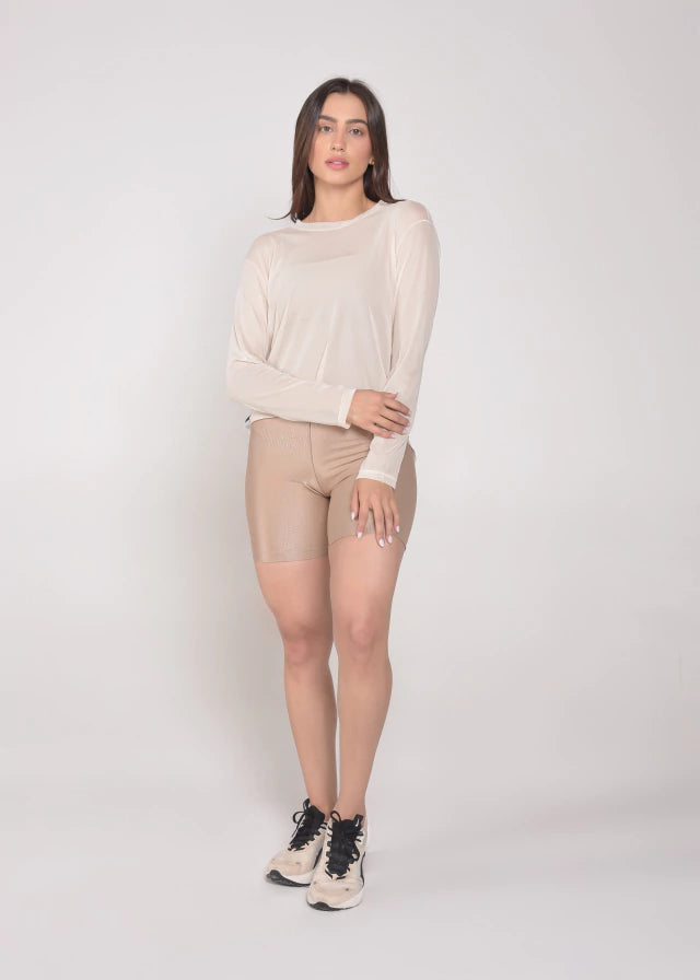 Tapa bumbum Tule Olívia Creme