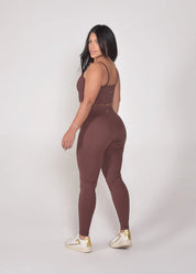 Calça Legging Seamless Sem Costura Cacau