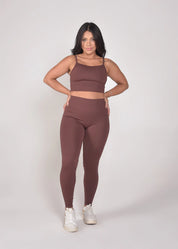 Calça Legging Seamless Sem Costura Cacau