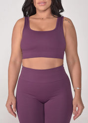 Calça Legging Seamless Sem Costura Violeta