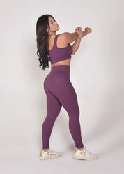 Calça Legging Seamless Sem Costura Violeta