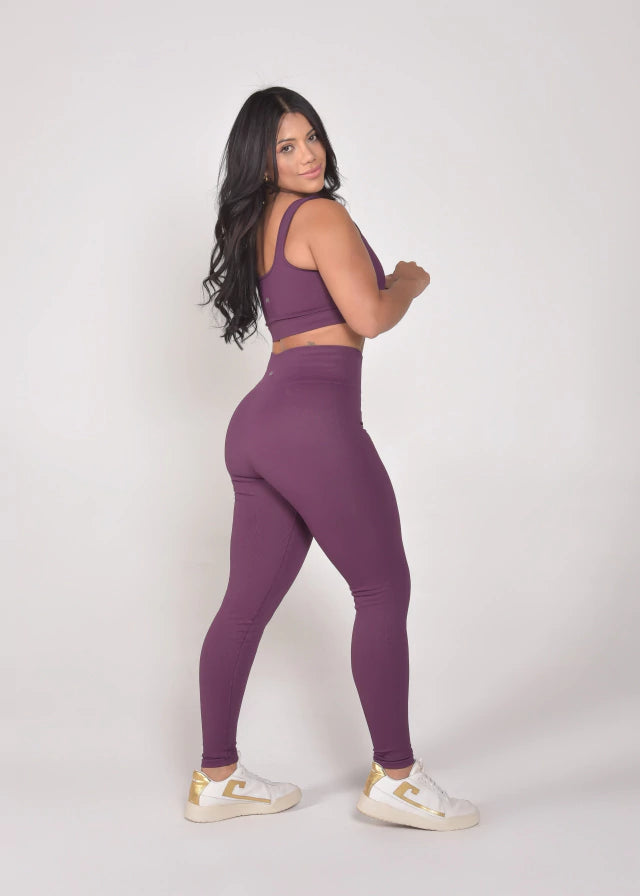 Calça Legging Seamless Sem Costura Violeta