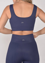 Top Seamless Sem Costura Marine