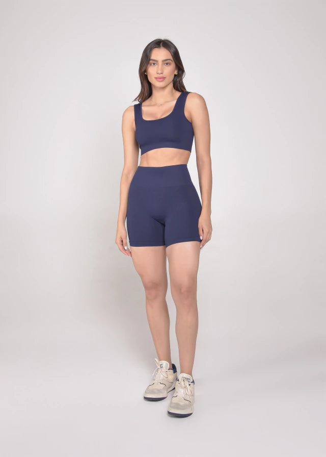 Shorts Seamless Sem Costura Marine